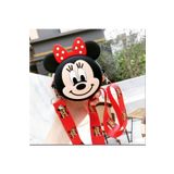 Hediye Vakti Mickey Mouse Minnie Mouse Tasarım Silikon Omuz Askılı Çanta