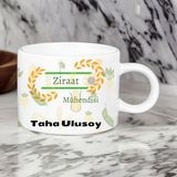 Hediye Vakti Ziraat Mühendislerine Özel Motto Kahve Fincanı - Beyaz - 330 ml