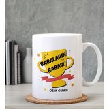 Hediye Zengini Kişiye Özel Babaların Babası Tasarımlı Beyaz Kupa