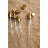hediyeall Parfüm Şişesi Kolonya Şişesi Boş Fısfıs Sprey Şişe Genel Bakım Sprey Gold 10 ml (20 ADET)