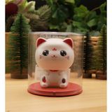 Hediyebiziz Japon Kültürü Maneki Neko Bereket Şans Kedisi Solar Panelli - Kafa Sallayan - Model3