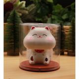 Hediyebiziz Japon Kültürü Maneki Neko Bereket Şans Kedisi Solar Panelli - Kafa Sallayan - Model4
