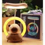 Hediyebiziz Kahverengi Capybara - Kapibara Hello Kitty Gece Lambası Şarjlı
