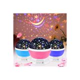HEDİYEBİZİZ Star Lightning Renkli Yıldızlı Gökyüzü Projeksiyon Gece Lambası - PEMBE