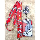 Hediyebum Bugs Bunny Boyun Askısı Yoyo ve Kartlık Set