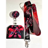 Hediyebum Deadpool Boyun Askısı Yoyo ve Yan Kartlık Set