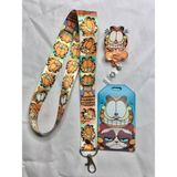 Hediyebum Garfield Neşeli Halleri Boyun Askısı Yoyo ve Kartlık Set