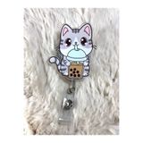 Hediyebum Kahve Içen Kedi Yoyo Kartlık