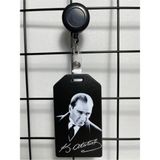 Hediyebum Kemal Atatürk ve Imza Dik Yaka Kart Kılıfı