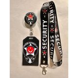 Hediyebum Özel Güvenil-Security Boyun Askısı Yoyo ve Dik Kartlık Set