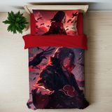 Hediyechy Anime 3D Temalı Baskılı Tek Kişilik Nevresim Takımı - Renkli - 160 x 220 cm