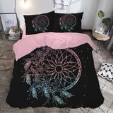 Hediyechy Düş Kapanı Temalı Baskılı Çift Kişilik Nevresim Takımı - Renkli - 200 x 220 cm