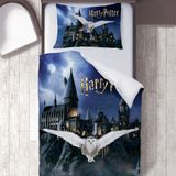 Hediyechy Harry Potter Hedwig Temalı Baskılı Tek Kişilik Nevresim Takımı - Renkli - 160 x 220 cm