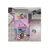 hediyechy hediye nevresim GABBYS DOLLHOUSE 3d desen baskılı tek kişilik nevresim takımı çarşafsız