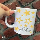 Hediyeci Abla Size Özel Benim Yıldızım Sensin Seramik Baskılı Beyaz Kupa Bardak
