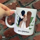 Hediyeci Abla Size Özel Can Arkadaşım Seramik Baskılı Beyaz Kupa Bardak