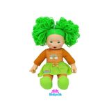 Hediyecik 35 Cm Sevimli Yeşil Saçlı Oyuncak Efsane Lahana Bebek, Yeşil