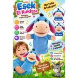 hediyecik İyor Eşek El Kuklası Ağzı Hareketli Peluş Kukla Hikaye Anlatma ve Öğretme Oyuncağı 25 Cm