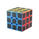 hediyecik Magic Speed 3x3 Karbon Fiber Küp Zeka Küpü Akıl Küpü