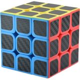Hediyecik Magic Speed 3x3 Karbon Fiber Rübik Küp Zeka Küpü Akıl Küpü