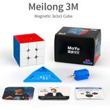 Hediyecik Moyu Speed 3m 3x3 Mıknatıslı Manyetik Zeka Küpü Eğitici İçerik ile 3+ Yaş Erkek Çocuklar İçin