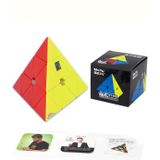 Hediyecik Moyu Speed Pyraminx Mıknatıslı Manyetik Zeka Küpü Akıl Küpü Küp Stickerless