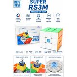 Hediyecik Moyu Super Rs3 M 3x3 Stickerless Mıknatıslı Manyetik Zeka Küpü Akıl Küpü Rübik Küp