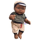 hediyecik Oyuncak Türkçe Konuşan Zenci Kel Et Bebek 40 cm