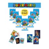 Hediyecik Panini Süper Mario Oyun Kartları Trading Card 4 Paket (16 Kart)