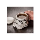 hediyeconcepti 500ml Porselen Kapaklı Star Wars Yıldız Savaşları Stormtrooper Kupa Bardak