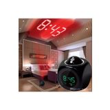 hediyeconcepti Çok Fonksiyonlu Dijital Alarmlı Lcd Projeksiyon Sıcaklık Göstergesi Erteleme Çalar Saat