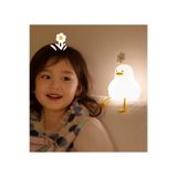 hediyeconcepti LED Gece Işıkları Sevimli Silikon Lamba USB Şarj Edilebilir Zamanlama Başucu Dekor Çocuklar Bebek
