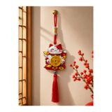 hediyeconcepti Şans Kedisi Duvar Süsü 38 CM | Dekoratif Çin Feng Shui Lucky Cat Asma Obje