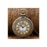 hediyeconcepti Steampunk Retro Vintage Romen Rakamlı Köstekli Cep Saati