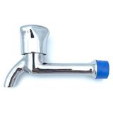 Hediyeconcepti Vanalı Kısa Ağızlı Musluk Krom Küçük Lavabo Bahçe Musluğu - 1