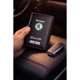 HEDİYEDİYE Kişiye Özel Skoda Logolu Termo Deri Ruhsat Kabı