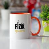 Hediyehanem 119ZR8JID Fizik Öğretmeni Turuncu Kupa Bardak