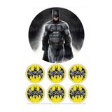 hediyehobihersey Batman Yenilebilir Gıda Baskısı, Yenilebilir Pasta Süsü, Kurabiye Şekerli Kağıt