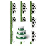 hediyehobihersey Futbol Top Pasta Yan Dekor Şekerli Kağıda Baskı Yenilebilir Kağıt Pasta Baskısı