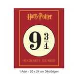 hediyehobihersey Harry Potter 9 3/4 Büyük Boy Yenilebilir Pasta Süsü Kurabiye Cupcake Şeker Hamuru Kağıt Baskı