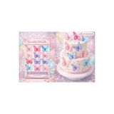 hediyehobihersey Hazır Kesilmiş Kelebekler, Yenilebilir Kelebek ,Kağıt Wafer Paper 12 Adet