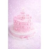 hediyehobihersey Hazır Yenilebilir Pembe Fiyonk, Pembe Kurdela, Pasta Süsü, Cupcake Süsü Mini 5 Adet 3 Boyutlu