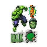 hediyehobihersey Hulk Yeşil Dev Şekerli Kağıda Baskı Yenilebilir Kağıt Pasta Baskısı