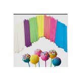 hediyehobihersey Mavi Cakepop Lolipop Marshmallow Çikolata Sunum Çubuğu 11 cm 50 ad