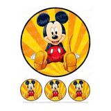 hediyehobihersey Miki Mouse Resimli Yenilebilir Pasta Ve Kurabiye Baskı Kağıdı