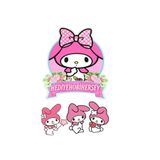 hediyehobihersey My Melody Şekerli Kağıda Baskı Yenilebilir Kağıt Pasta Baskısı (İSİM İÇİN MESAJ ATINIZ)