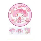 hediyehobihersey Mymelody Yenilebilir Kağıt Gıda Baskısı, Resimli Baskı ,Şekerli Kağıt