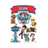 hediyehobihersey Paw Pasta Resmi, Yenilebilir Pasta Resmi, Şekerli Kağıt Baskı