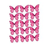 hediyehobihersey Pembe Kelebekler Şekerli Kağıda Baskı Yenilebilir Kağıt Pasta Baskısı