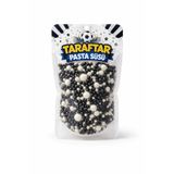 hediyehobihersey Siyah Beyaz Taraftar Pasta Süsleme Şekeri 100 gr